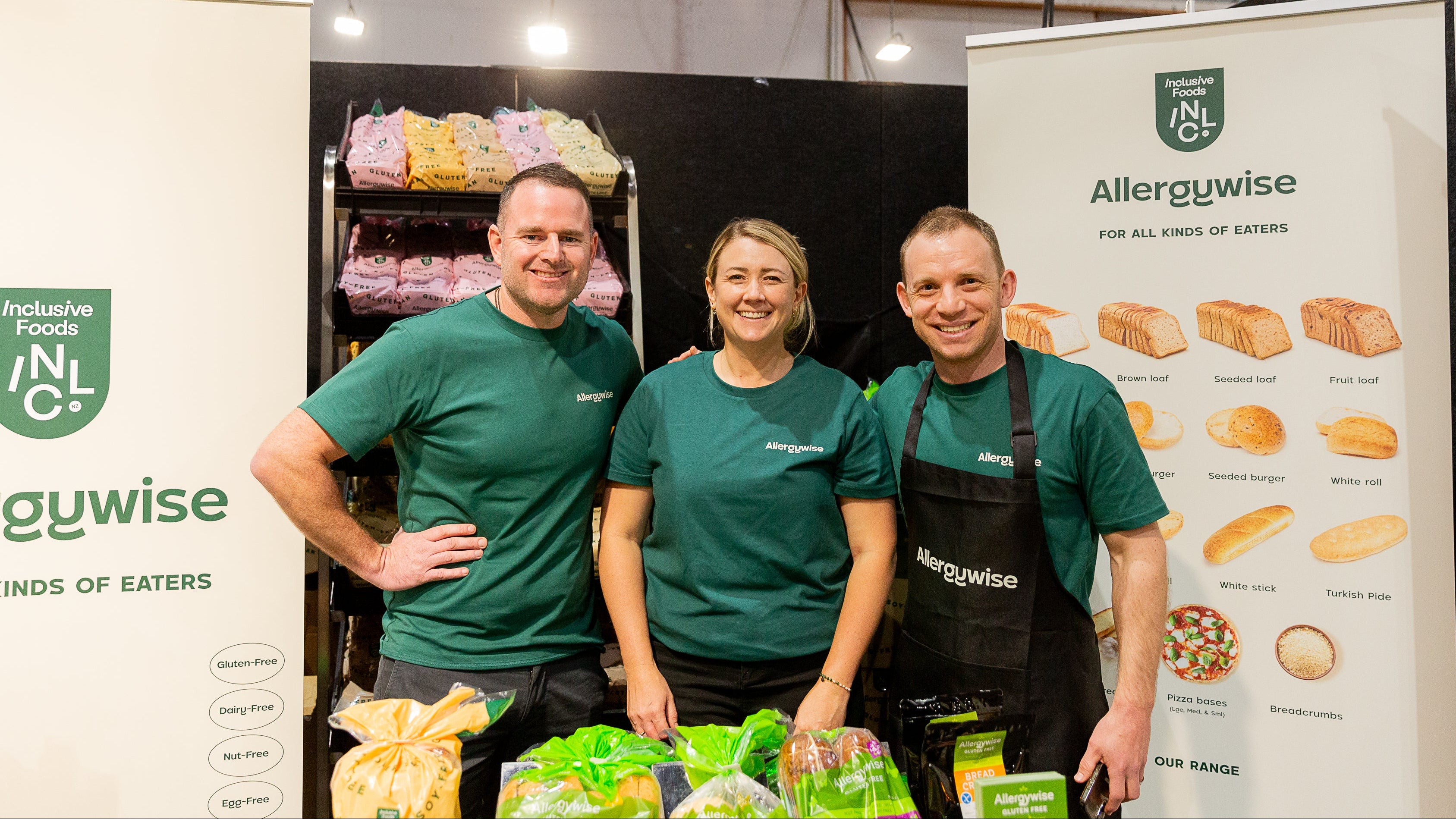 Allergywise team at bidfood show